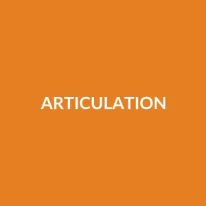 Từ vựng articulation: [Noun] Sự diễn đạt rõ ràng, sự phát âm rõ ràng