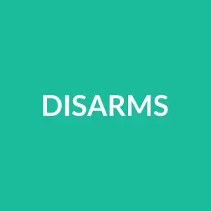 Từ vựng disarms: [V] Giải tỏa sự phòng thủ, làm ai đó bớt giận/lo lắng