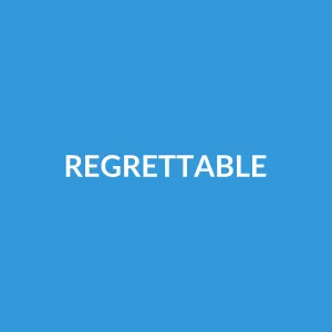 Từ vựng regrettable: [adjective] Đáng tiếc, đáng ân hận.